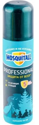 Купить mosquitall (москитолл) профессиональная защита аэрозоль 150 мл в Кстово