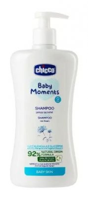Купить chicco baby moments (чикко) шампунь без слез для новорожденных, 500мл в Кстово