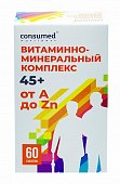 Купить витаминно-минеральный комплекс 45+ от а до zn консумед (consumed), таблетки 750мг, 60 шт бад в Кстово