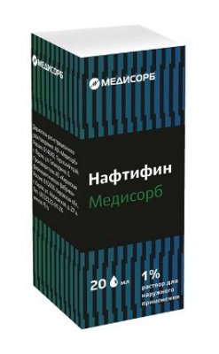 Купить нафтифин медисорб, раствор для наружного применения 1%, 20мл в Кстово