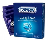 Купить contex (контекс) презервативы long love продлевающие 3шт в Кстово