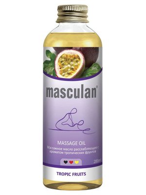 Купить masculan (маскулан) масло массажное расслабляющее тропические фрукты, 200мл в Кстово