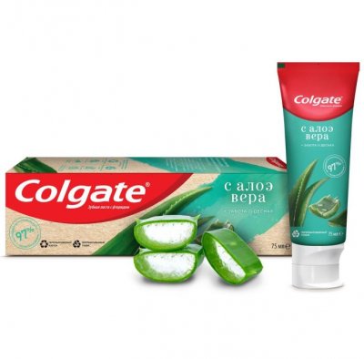 Купить колгейт (colgate) зубная паста забота о деснах с алоэ вера, 75мл в Кстово