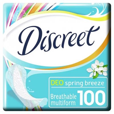 Купить discreet (дискрит) прокладки део весенний бриз 100шт в Кстово