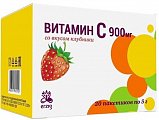 Купить витамин с 900мг, пакетики-саше 5г, со вкусом клубники, 20 шт бад в Кстово