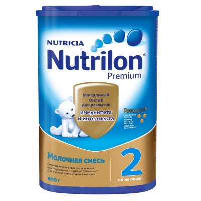 Купить нутрилон премиум 2 (nutrilon 2 premium) молочная смесь с 6 месяцев, 800г в Кстово