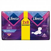 Купить libresse (либресс) прокладки ultra ночные с мягкой поверхностью 16 шт в Кстово