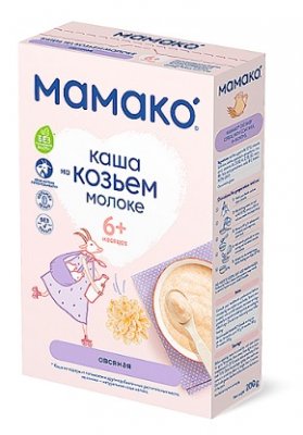 Купить мамако каша овсяная на козьем молоке с 6 месяцев, 200г в Кстово