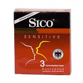 Купить sico (сико) презервативы sensitive контурные 3шт в Кстово