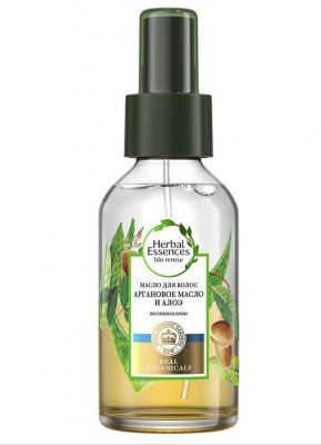 Купить herbal essences (хэрбл эссенсес) масло для волос аргановое масло и алоэ 100мл в Кстово