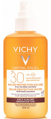 Купить vichy capital soleil (виши) спрей двухфазный для тела активатор загара 200мл spf30 в Кстово