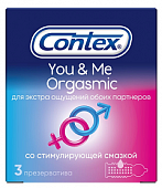 Купить contex (контекс) презервативы you&me orgasmic из натурального латекса 3шт в Кстово