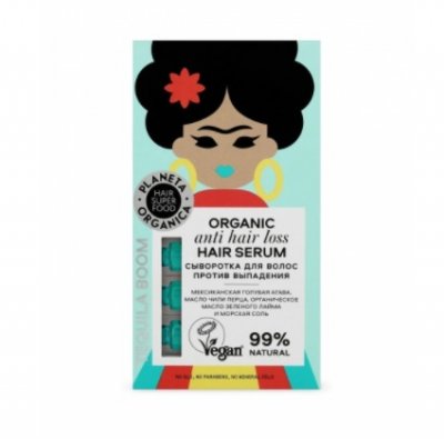 Купить planeta organica (планета органика) super food сыворотка для волос против выпадения 5мл, 7 шт в Кстово