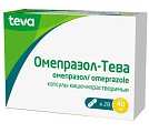 Купить омепразол-тева, капсулы кишечнорастворимые 40мг, 28 шт в Кстово