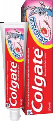 Купить колгейт (colgate) зубная паста детская доктор заяц со вкусом клубники, 50 мл в Кстово