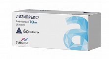 Купить лизипрекс, таблетки 10 мг, 60 шт в Кстово