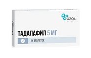 Купить тадалафил, таблетки, покрытые пленочной оболочкой 5мг, 14 шт в Кстово