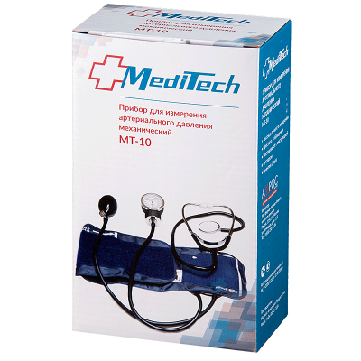 Купить тонометр механический meditech (медитеч) mt-10, со стетоскопом в Кстово