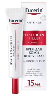 Купить эуцерин (eucerin hyaluron-filler+volume-lift (эуцерин) крем для кожи вокруг глаз 15 мл в Кстово
