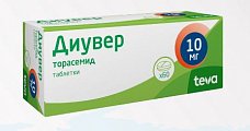 Купить диувер, таблетки 10мг, 60 шт в Кстово