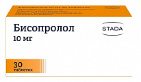 Купить бисопролол, таблетки, покрытые пленочной оболочкой 10мг, 30 шт в Кстово