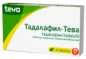 Купить тадалафил-тева, таблетки, покрытые пленочной оболочкой 20мг 4шт в Кстово