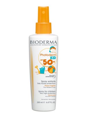 Купить bioderma photoderm kids (биодерма фотодерм) спрей для лица и тела солнцезащитный 200мл spf50+ в Кстово