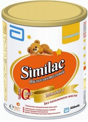 Купить симилак (similac) низколактозный, смесь молочная, 375г в Кстово