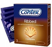 Купить контекс презервативы ribbed с ребрышками №3 в Кстово