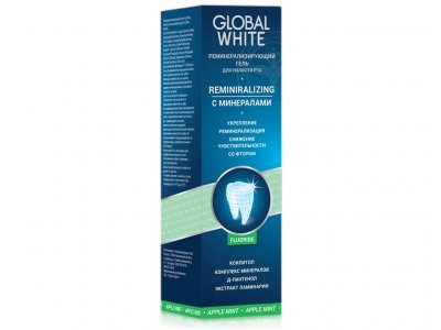 Купить глобал вайт (global white) гель ременирализирующий для полости рта, 40мл в Кстово