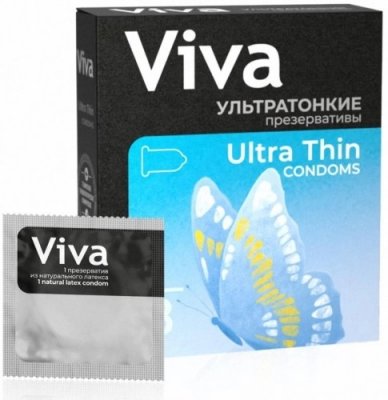 Купить viva (вива) презервативы ультратонкие 3шт в Кстово