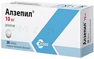 Купить алзепил, таблетки, покрытые пленочной оболочкой 10мг, 28 шт в Кстово