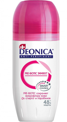 Купить deonica (деоника) дезодорант антиперспирант pre-biotic эффект ролик, 50мл в Кстово