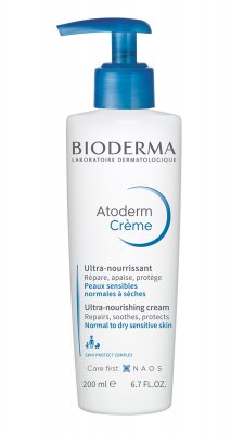 Купить bioderma atoderm (биодерма атодерм) крем для лица и тела с помпой 200мл в Кстово