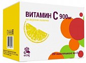 Купить витамин с 900мг со вкусом лимона, саше-пакет 5г, 20 шт бад в Кстово