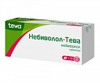 Купить небиволол-тева, таблетки 5мг, 56шт в Кстово