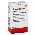 Купить фликсотид, аэрозоль для ингаляций дозированный 250мкг/доза, ингаляторы 60доз в Кстово