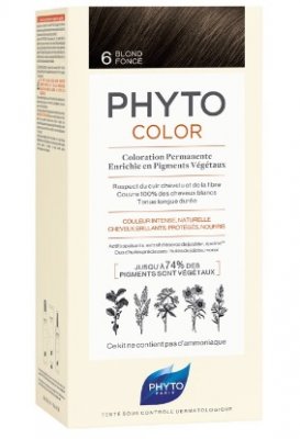 Купить фитосолба фитоколор (phytosolba phyto color) краска для волос оттенок 6 тёмный блонд(фитосолба, франция) в Кстово