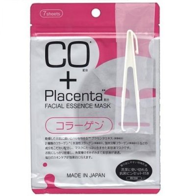 Купить japan gals (джапан галс) маска плацента и коллаген facial essence, 7 шт в Кстово