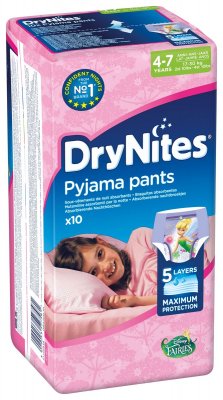 Купить huggies (хаггис) трусики drynites для девочек, 4-7 лет, 10 шт в Кстово