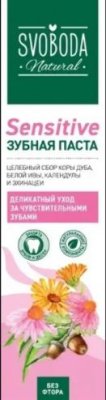 Купить svoboda natural (свобода натурал) зубная паста sensitive 124 гр в Кстово