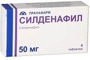 Купить силденафил, таблетки, покрытые пленочной оболочкой 50мг, 4 шт в Кстово