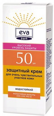 Купить eva sun (ева сан) крем для загара, 25мл spf50 в Кстово