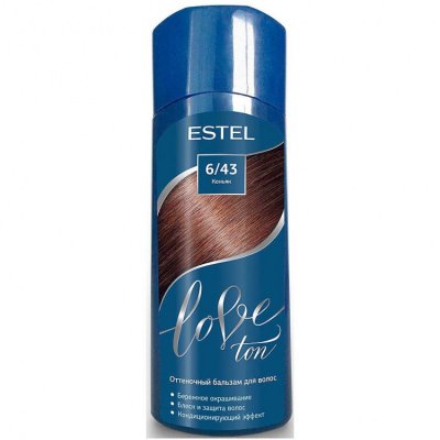 Купить estel (эстель) бальзам для волос оттеночный love ton 150 мл тон 6/43 коньяк в Кстово