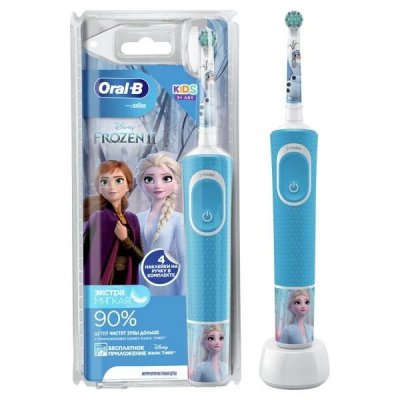 Купить oral-b (орал-би) электрическая зубная щетка vitality kids frozen (d1004132k) в Кстово