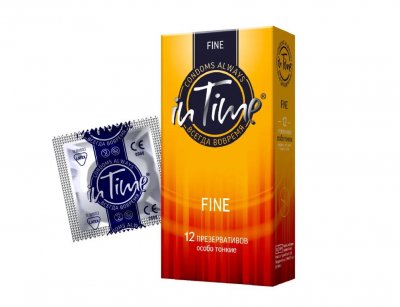 Купить in time (ин тайм) презервативы файн особо тонкие 12шт в Кстово