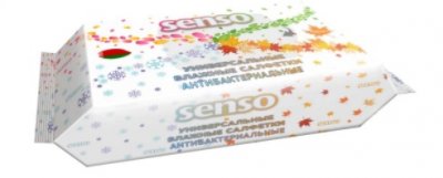 Купить senso (сенсо) салфетки влажные универсальные антибактериальные 100шт в Кстово