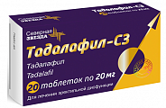 Купить тадалафил-сз, таблетки, покрытые пленочной оболочкой 20мг, 20 шт в Кстово