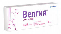 Купить велгия, раствор для подкожного введения 0.25 мг/доза 1,5мл шприц-ручка 1шт с иглами 5шт в Кстово
