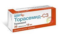 Купить торасемид-сз, таблетки 10мг, 30 шт в Кстово